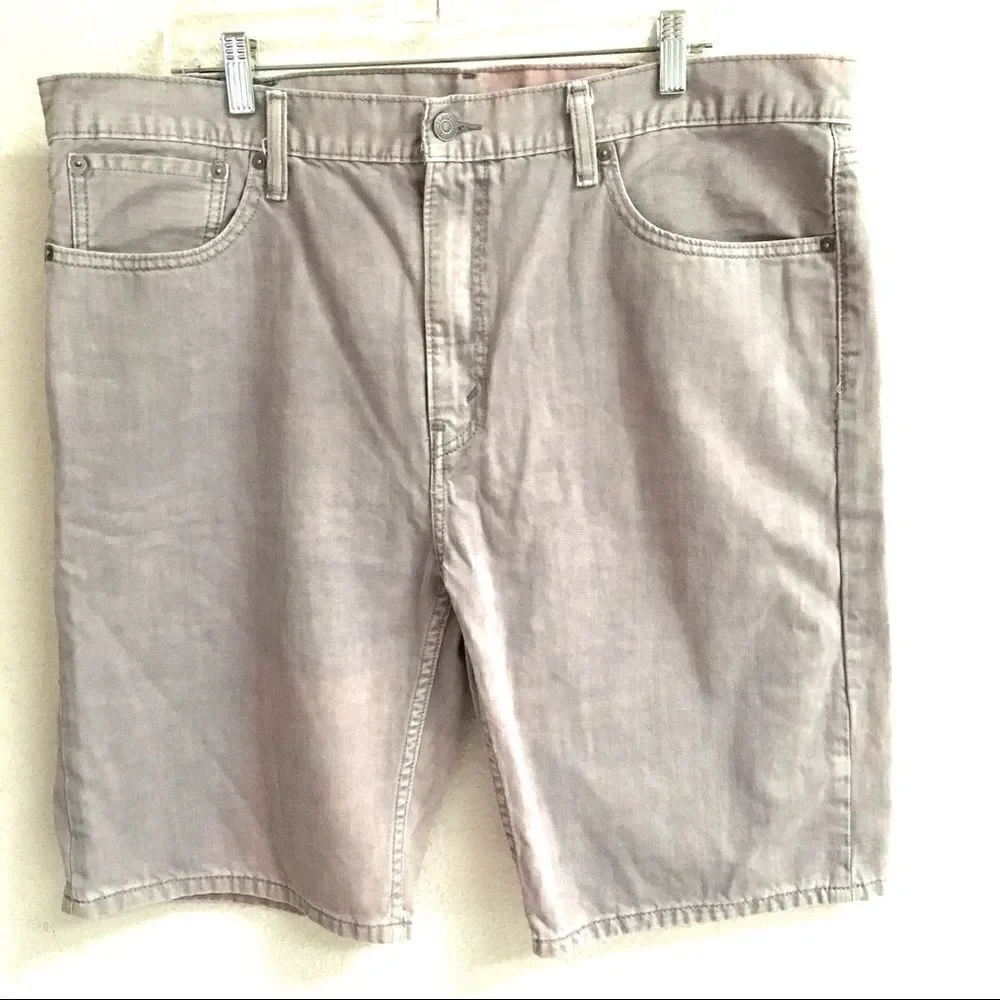 Levi’s 508 gray/pink denim shorts 38*‎